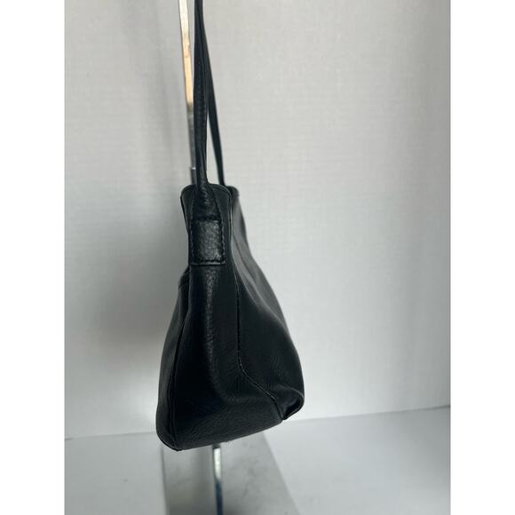 Fossil Women’s Small Black Pebbled Leather Crossbody Purse Shoulder Bag - Picture 3 of 11